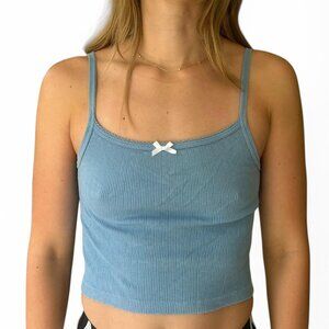 Brandy Melville Women's Blue Vest